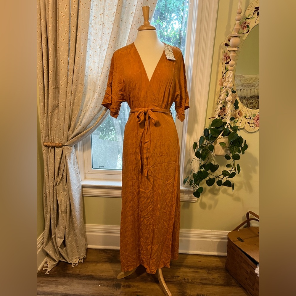 NWT! Wrap Kimono Maxi Dress 🌼